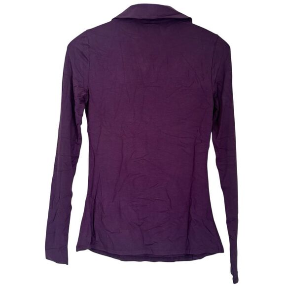 Universal Standard Women's Aalto Liquid Jersey Polo Top Size 4XS (00-0) - Picture 2 of 7